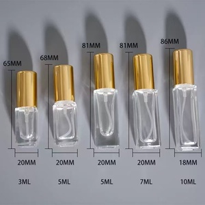 square 3ml 5ml 10ml <strong>15</strong> ml 20 ml 30ml 50ml 100ml Glass Spray Bottle <strong>Perfume</strong> - Product Image 4