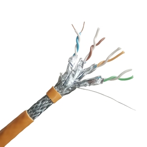 CAT7A CAT7 CAT 7A SFTP/STP PVC + PE UV resistente 23AWG 0.57MM 1000mhz cavo di rete Ethernet LAN esterno diretto in rame puro - Product Image 3
