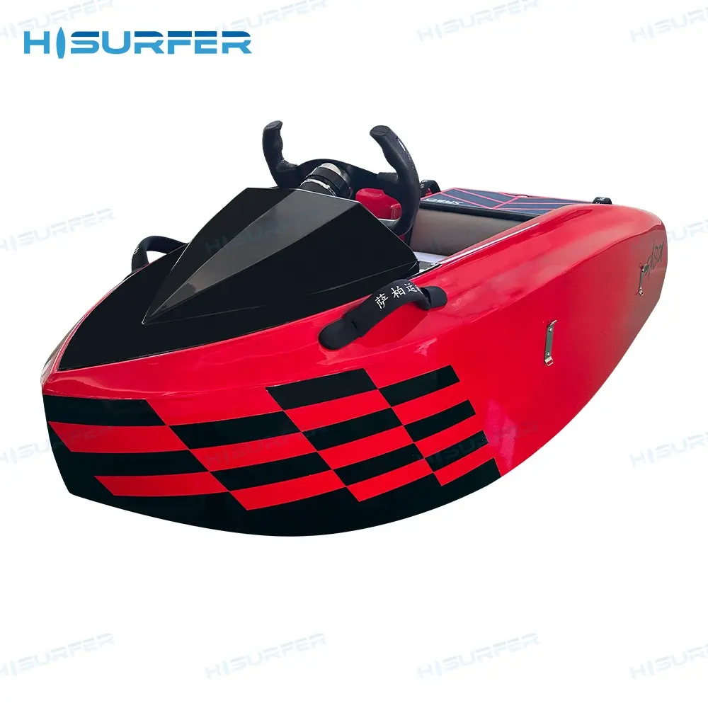 Factory Price 2 Person Electric Mini Jet Boat Jet Propulsion Powered Boat 45KM/H 72V 71A Battery Jet Boat