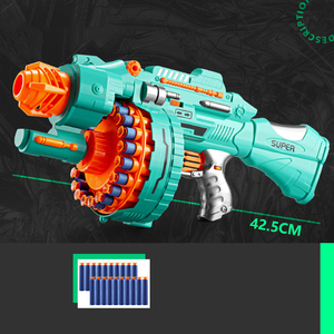 Otomatik motorlu elektrik 7.4V güçlü patlama yumuşak köpük Dart 20 adet kurşun silah oyuncak Guns yumuşak kurşun - Product Image 3