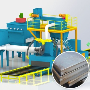 Kirişler için Q69 makaralı konveyör kumlama makinesi - Product Image 1
