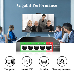OEM Smart Managed 5 Port Gigabit Ethernet Switch <strong>L2</strong> Network Switch <strong>Vlan</strong> Managed Network Switch for Ip Camera Cctv