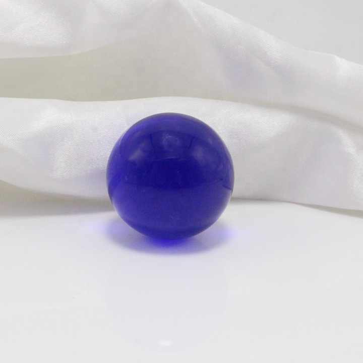 Blue Color Crystal Glass Ball for Fengshui Gifts