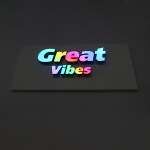 Hot bán marquee thư đèn dấu hiệu kim loại marquee chữ dẫn thay đổi màu sắc thư cho - Product Image 6