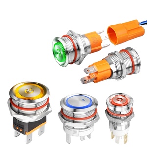 LANBOO Strongly Launches! 12MM 16MM 19MM 22MM <strong>Multi</strong>-specification High Current Metal <strong>Push</strong> <strong>Button</strong> <strong>Switch</strong> 7A 10A 16A - Product Image 1