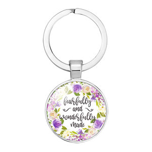 Handmade <strong>Bible</strong> Quote Keychain if God Is for Us Who Can Be Against Us Verse Christian Nursery Jewelry Women Men Gifts