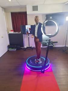360ブースピックアップ<span class=keywords><strong>Ga</strong></span> 360写真ブースプロモーションマシンリングライト付きスタンドAutoma
