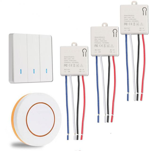 433Mhz Smart LED interruttore a pulsante universale telecomando Wireless per AC90 ~ 250V 10A 1CH relè Max 220V per illuminazione domestica - Product Image 1