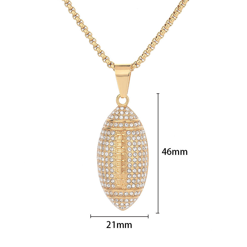 Gold Single Pendant Without Chain