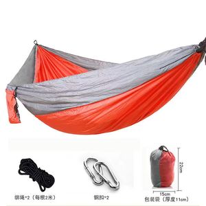 Võng Vải Bố Võng Gấp Đôi Treo <span class=keywords><strong>Nylon</strong></span> Bán Buôn Võng Cắm Trại Ngoài Trời Tiện Dụng - Product Image 6