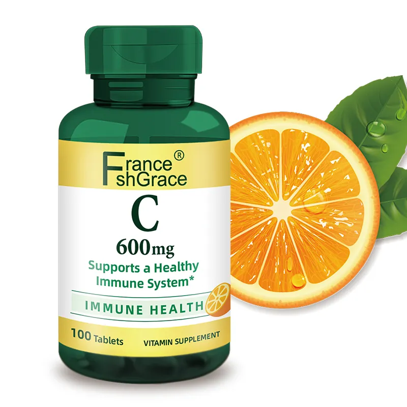 Compresse di vitamina C per il supporto immunitario quotidiano integratori di vitamina C sapore Super arancione