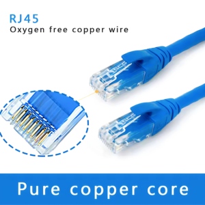 Wodexun Lan RJ45 Ethernet ağ kablo kanalı UTP 24AWG yama kablosu Cat5 kablosu Android için kablo TV PC Internet Modem - Product Image 5
