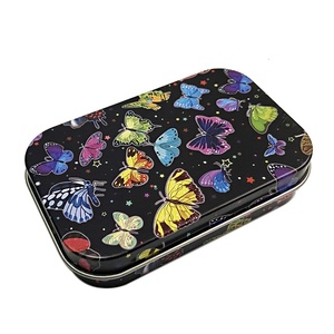 Funway MTB001 hiện đại vuông kim loại hộp thiếc bản lề Nắp 95*60mm Matte cán thuốc Lá Trường hợp hút phụ kiện du lịch - Product Image 1