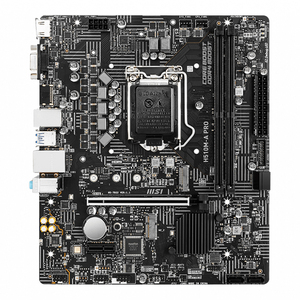 Msi H510M-Aプロproseriesマザーボードmatx回/10th世代インテルコアLGA1200 DDR4 pcie 4 m.2スロットusb 3.2 sata 6ギガバイト/秒2.5グラムlan - Product Image 1