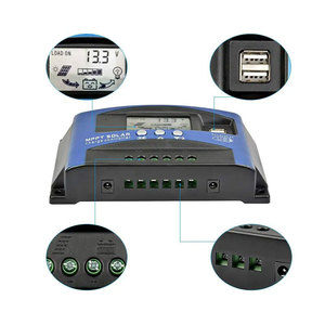 50A контроллер солнечного заряда 12V24V полностью автоматический MPPT двойной USB выход универсальные фотоэлектрические панели солнечный заряд - Product Image 3