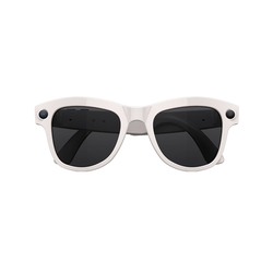 Montura blanca + Lente negra