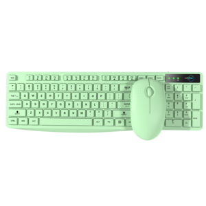 Ratón silencioso inalámbrico ultrafino de 2,4G de tamaño completo, combinación de Teclado multifuncional, conexión USB, Kit de ordenador de oficina, película plateada - Product Image 3