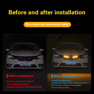 <strong>5W</strong> <strong>Led</strong> Mid-Grid Flash Lamp Daytime Running Light Universal RGB Front Grille Light Warning Signal Light - Product Image 6