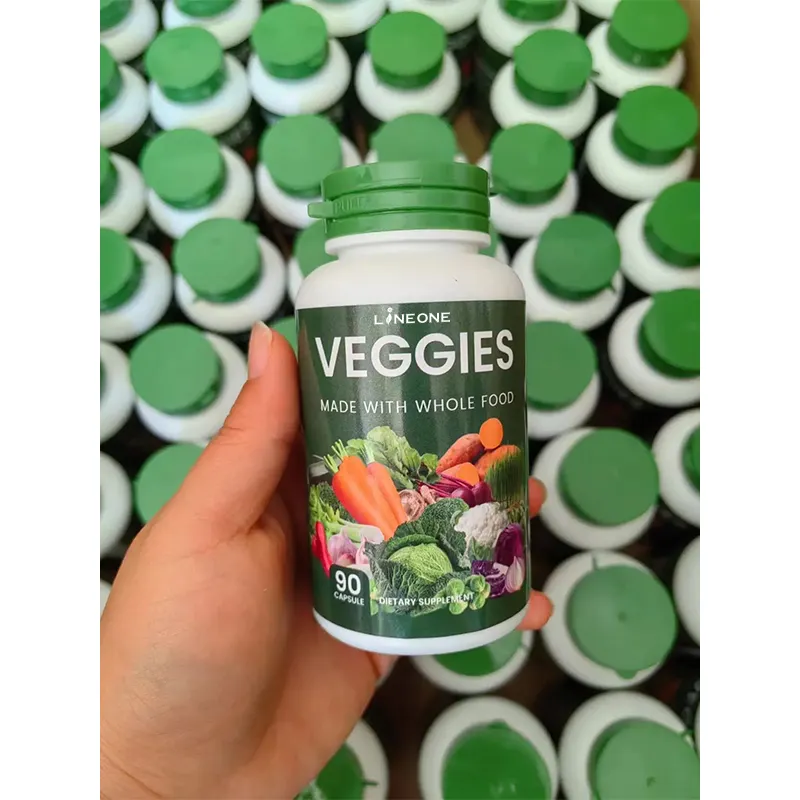 Private Label natura mix di frutta e verdura capsule integratore alimentare intero con Superfood per le donne uomini e bambini