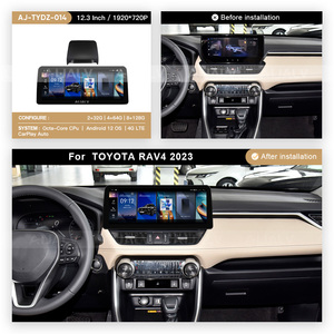 AIJALV安卓12.3英寸QLED汽车播放器适用于丰田2023 RAV4 8核心汽车DVD收音机立体声播放器全球定位系统 - Product Image 2