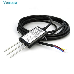Veinasa-TWSD Digital Soil Humidity Temperature EC <strong>Sensor</strong> for <strong>Arduino</strong> FDR with 20ma Output Max and 24v <strong>Voltage</strong> Max