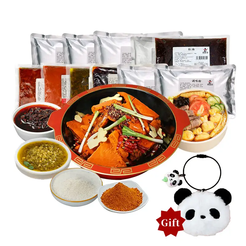 Conwee Instant Hotpot Sichuan Rotöl Hot Pot Gewürz Suppe Basis Hot-Pot Gewürz mit günstigen Preis