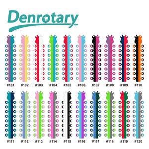 Pabrik baru braket dasi ligatur ortodontik Manual bahan habis pakai Dental Ortodoncia ligatur elastis berbagai warna - Product Image 4