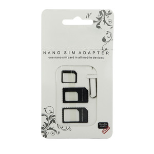 3合1纳米sim卡到微型sim卡适配器转换器手机配件 - Product Image 1