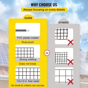 Solar Panel <strong>Mesh</strong> Used PVC Coated <strong>Wire</strong> or <strong>S</strong>.<strong>S</strong> <strong>Wire</strong> 6&quot;*30m <strong>Mesh</strong> Panel Welded Bird-proofing <strong>Mesh</strong> for Pest Control - Product Image 6