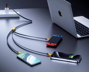 工場直販スリーインワン超高速充電6Aデータケーブルタイプc Android Apple Type Cに適しています - Product Image 5