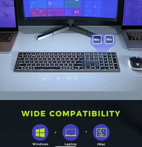Rechargeable <strong>Computer</strong> <strong>Keyboards</strong> and <strong>Mice</strong> for Mac MacBook Windows RGB Backlight Key Board 2.4G Wireless <strong>Keyboard</strong> and <strong>Mouse</strong> - Product Image 3