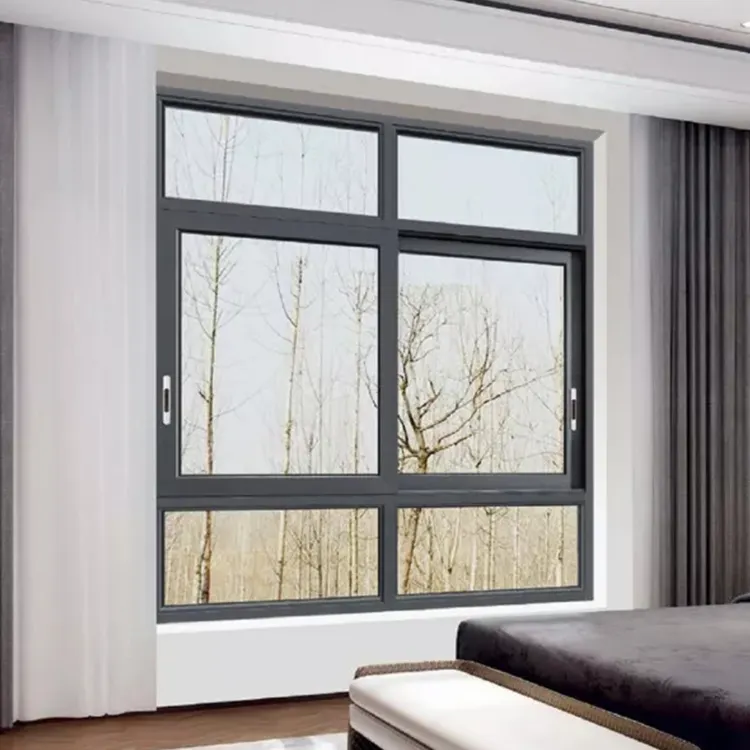 Altre opzioni di stile porte e finestre in alluminio per soggiorno