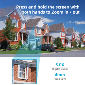 Nueva llegada 5mp 24/7 Video Recording Ip Camera Color Night Vision Ptz Security Camera Hd Auto Tracking Cctv Camera - Product Image 6