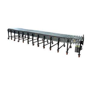 Hot Sale Stretch Stainless Steel Ploy-V Belt Roller <strong>Conveyor</strong> Systems with Skate Wheels for Trailer Container <strong>Loading</strong> <strong>Unloading</strong> - Product Image 5