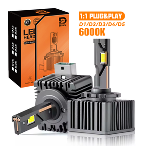 Redsea Großhandel LED-Scheinwerfer der D-Serie Auto licht zubehör LED-Scheinwerfer lampe D1S <span class=keywords><strong>D2S</strong></span> D3S D4S D8S All-in-One-LED-Scheinwerfer - Product Image 1