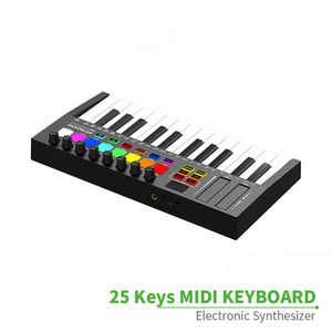 Strumento di produzione di musica elettronica portatile con Controller per tastiera MIDI a 25 tasti con comandi di disposizione Smart Strike pad - Product Image 3