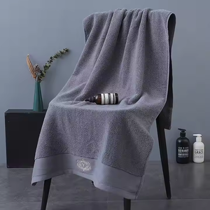 China Factory Wholesale 35*75 cm 70*140 cm Custom logo Soft <strong>2</strong> in <strong>1</strong> Bath <strong>Towels</strong> Sets 100% Pure Cotton 3 Pieces <strong>Towel</strong> Set - Product Image 2
