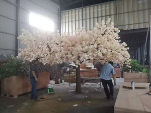 イベントやお店の装飾のための最新の桜日本の大きな結婚式の木偽の美しいピンクの人工桜の木 - Product Image 6