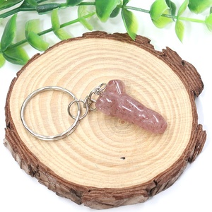 Tùy Chỉnh Tự Nhiên Chữa Bệnh Pha Lê Móc Chìa Khóa Pha Lê Khắc Dương Vật Đá Quý Pha Lê Thạch Anh Pha Lê Dương Vật Giả Móc Khóa Cho Món Quà - Product Image 6