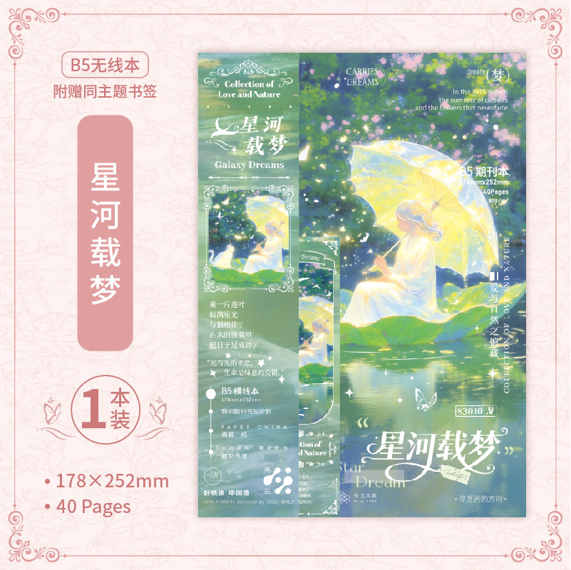Starry river carries dreams-1 bookmark