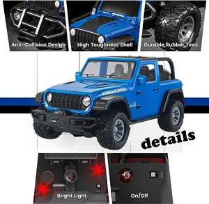1:16 Rc <strong>Jeeps</strong> wrangler Remote Control Car Rc <strong>Jeeps</strong> <strong>off</strong> <strong>Road</strong> - Product Image 4