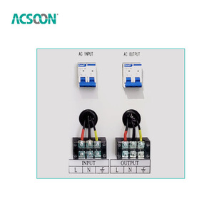 ACSOON ACF400 5kVA Entrada trifásica Salida monofásica 115V 400Hz Banco de laboratorio Fuente de alimentación Convertidor de frecuencia de CA para aviones - Product Image 4