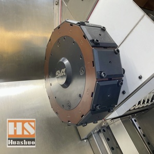 <strong>C</strong> <strong>Axis</strong> Live Tooling Horizontal <strong>CNC</strong> <strong>Lathe</strong> <strong>Machine</strong> Metal Fanuc Control <strong>with</strong> Collet Chuck and PLC Core Components - Product Image 2