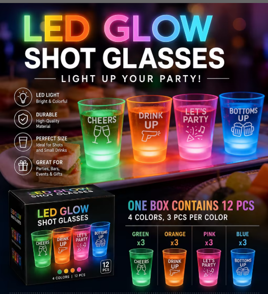 One shot(Price is a single. Place order in multiples of 12.)