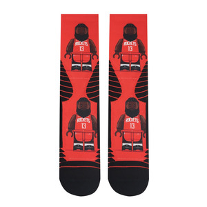 Adedi <span class=keywords><strong>50</strong></span> kabul özel Logo çorap erkekler spor tüp karikatür çılgın karakter spor baskılı süblimasyon basketbol çorap