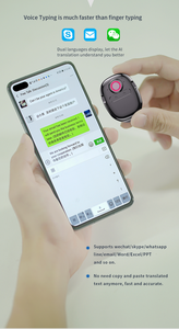 Smart Portable Foreign <strong>Language</strong> Real-Time 2-Way Translations Support 109 <strong>Languages</strong> Instant <strong>Language</strong> Translator Device - Product Image 2