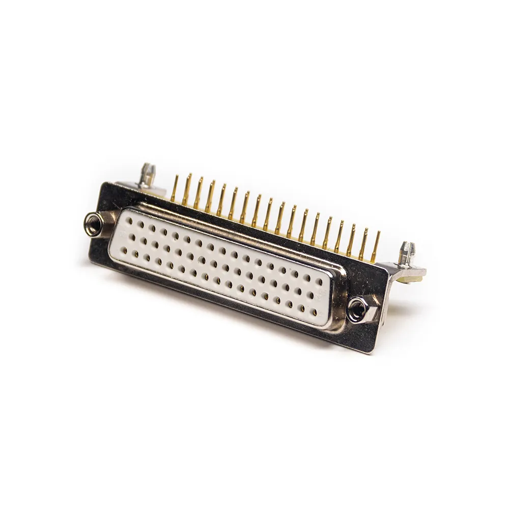 Conector macho de 50 pines D-SUB, montaje PCB, DB50, D-SUB, alta densidad, 50 pines, varias tazas de soldadura macho