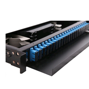 19英寸ODF滑动SC/UPC/APC 12端口LC 24芯光纤配线架ODF FTTH SC/FC/ST/LC机架安装终端盒 - Product Image 1