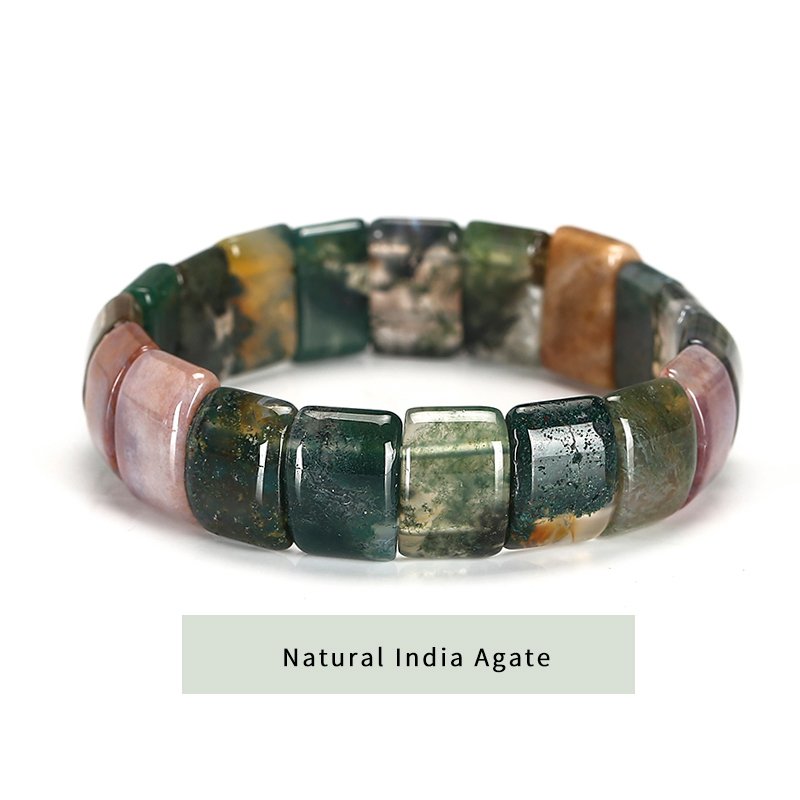 Multi Natural India Agate Bracelet