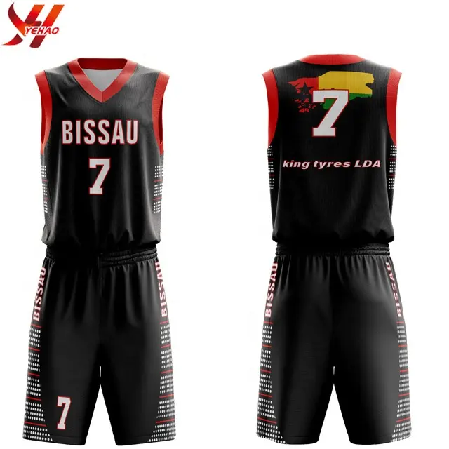 Fabricantes de camiseta de baloncesto de sublimación personalizada de alta calidad o el último diseño de camiseta de baloncesto